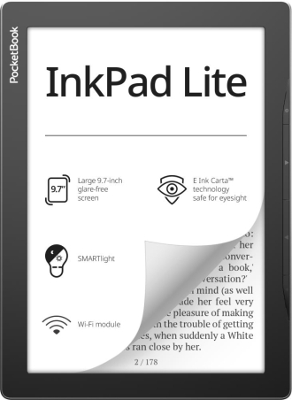 E-Reader|POCKETBOOK|InkPad Lite|9.7"|1200x825|1xUSB type C|Micro SD|Wireless LAN 802.11b/g/n|Grey|PB970-M-WW|PB970-M-WW