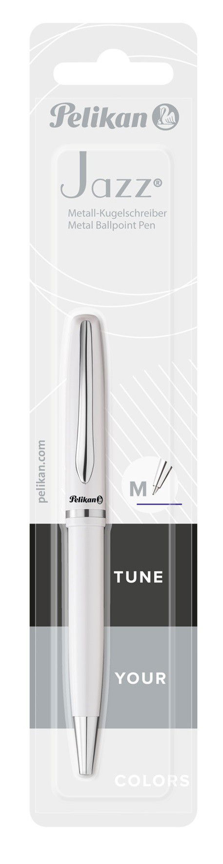 Tušinukas Pelikan JAZZ ELEGANCE K36 pearl white, mėlyna