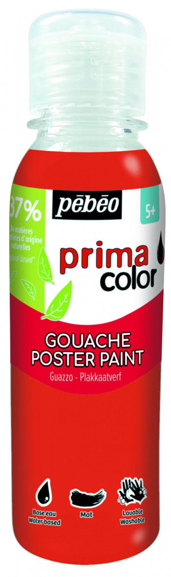 Meninis guašas PEBEO, raudonos sp., 150 ml