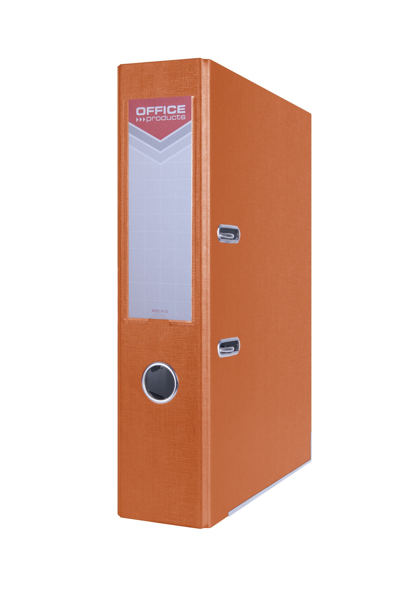 Segtuvas su metaliniu apvadu A4 75 mm, oranžinis