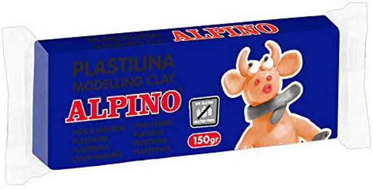 Plastilinas ALPINO, 150 g, mėlynas