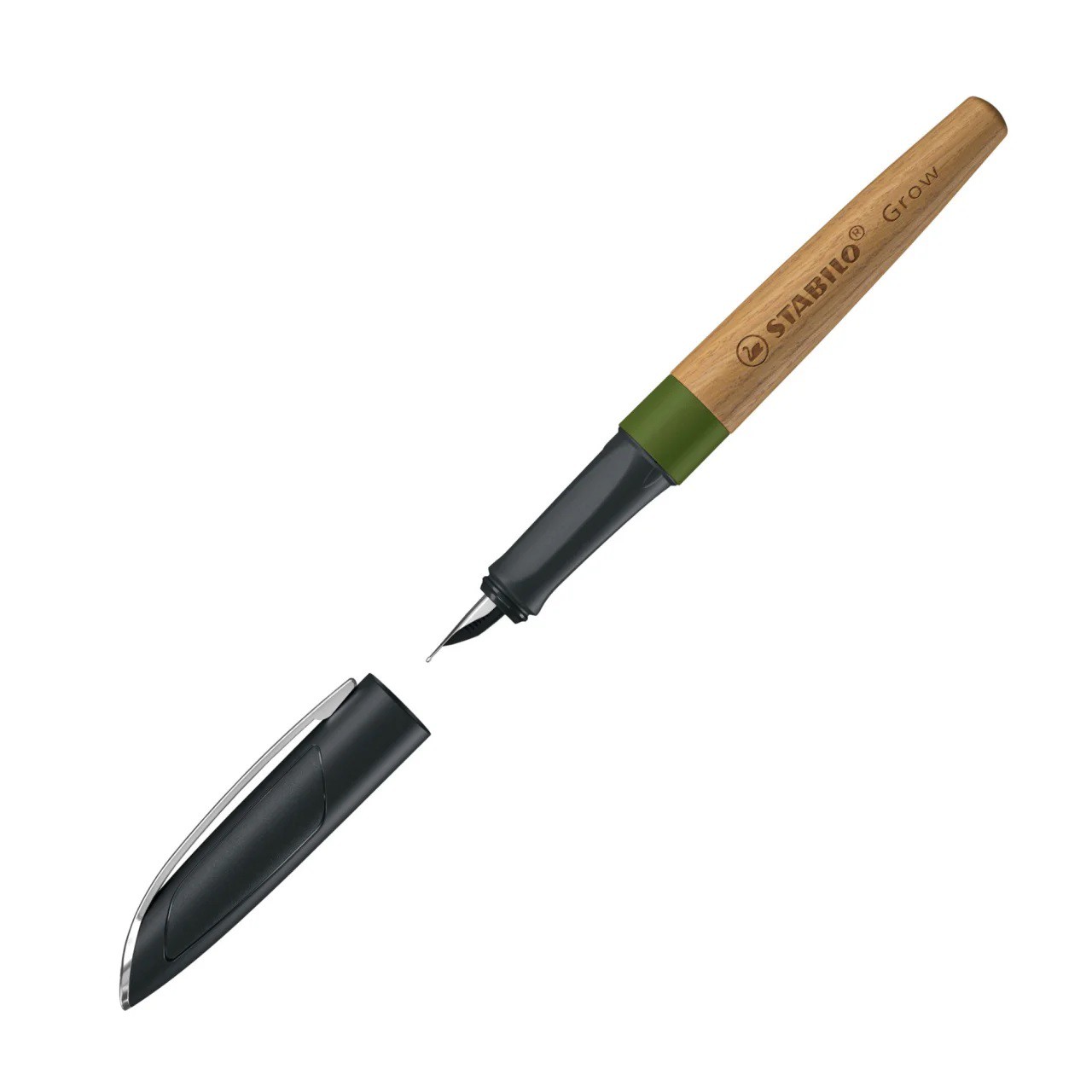 Plunksnakotis GROW nib M, ruda