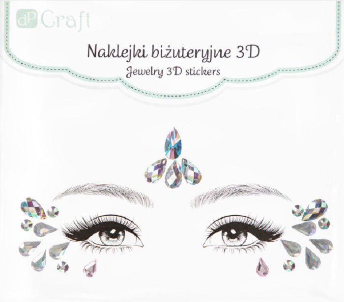 Veido lipdukai - kristalai 3D MAGICAL FAIRY