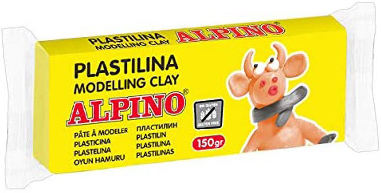 Plastilinas ALPINO, 150 g, šviesiai geltonas