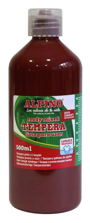Guašas (tempera) ALPINO, ruda, 500 ml