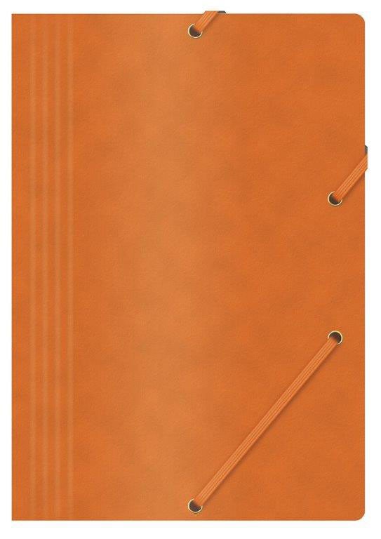 Aplankalas su guma, A4, 390gms, oranžinis