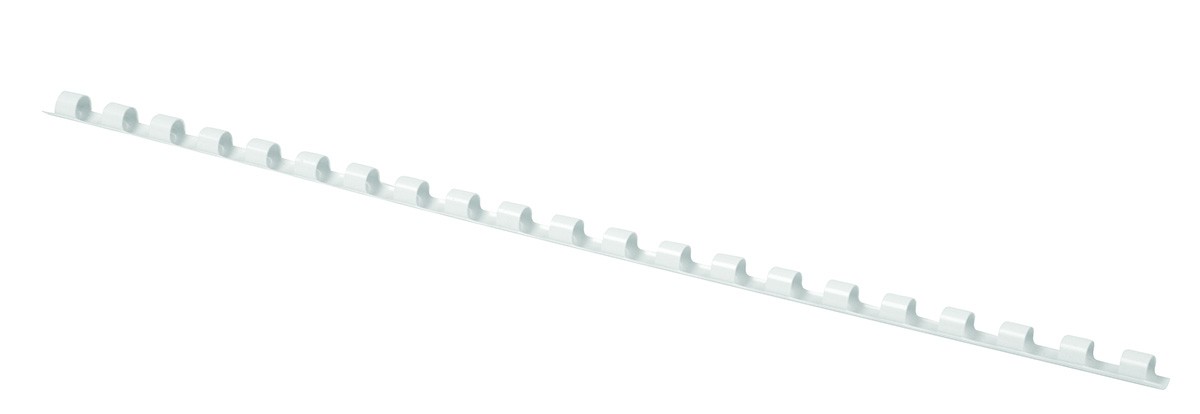 Įrišimo spiralė, 6mm, 100 vnt., balta