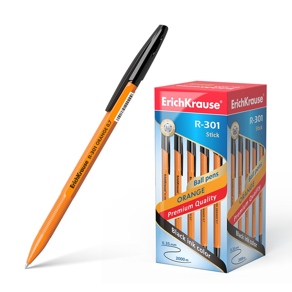 Tušinukas ERICH KRAUSE Orange R-301, juodos sp.