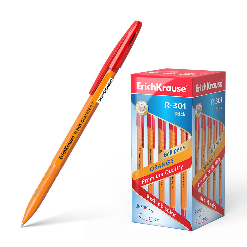 Tušinukas ERICH KRAUSE Orange R-301, raudonos sp.