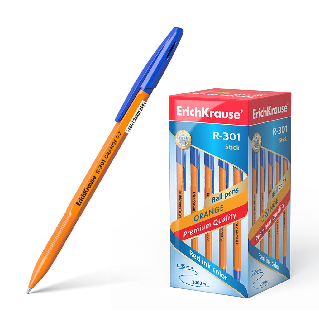 Tušinukas ERICH KRAUSE Orange R-301, mėlynos sp.