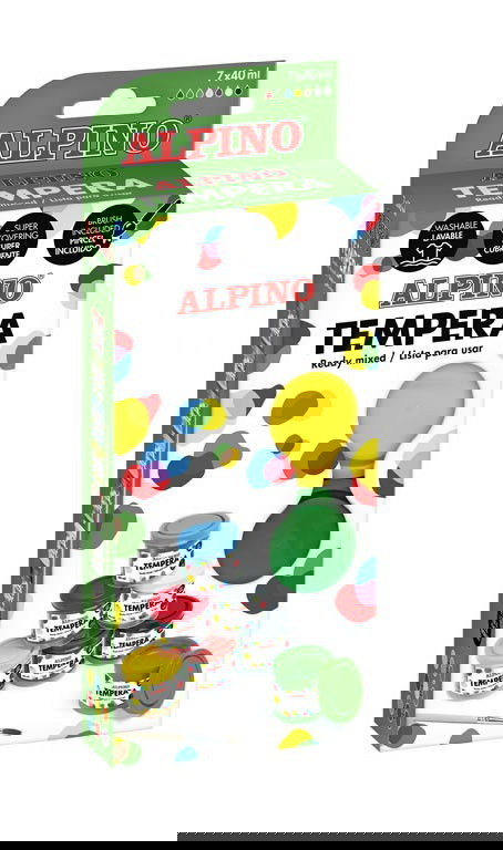 Guašas ALPINO, 7 x 40 ml