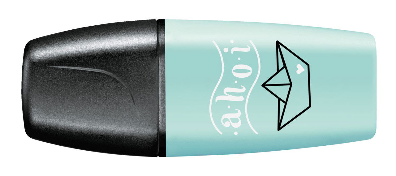 Teksto žymeklis BOSS MINI pastellove turquose, turkio sp.