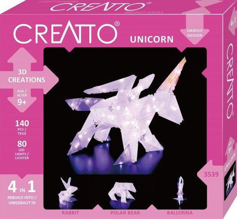 Mokomasis rinkinys CREATTO UNICORN 9+