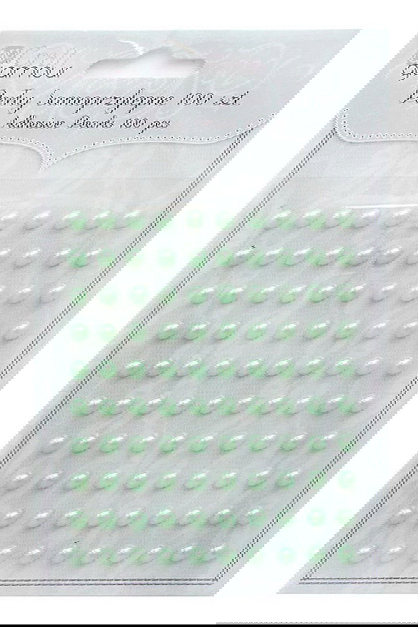 Lipnūs perlai, 5 mm, 100 vnt., MINT