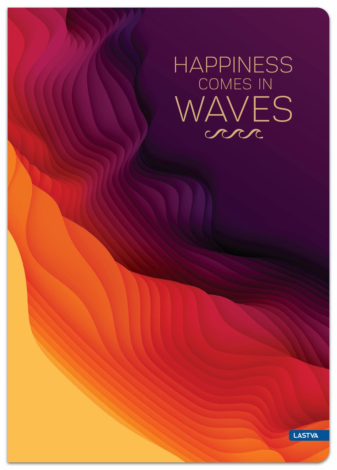 Sąsiuvinis WAVES, A5 24 lapai 80 g
