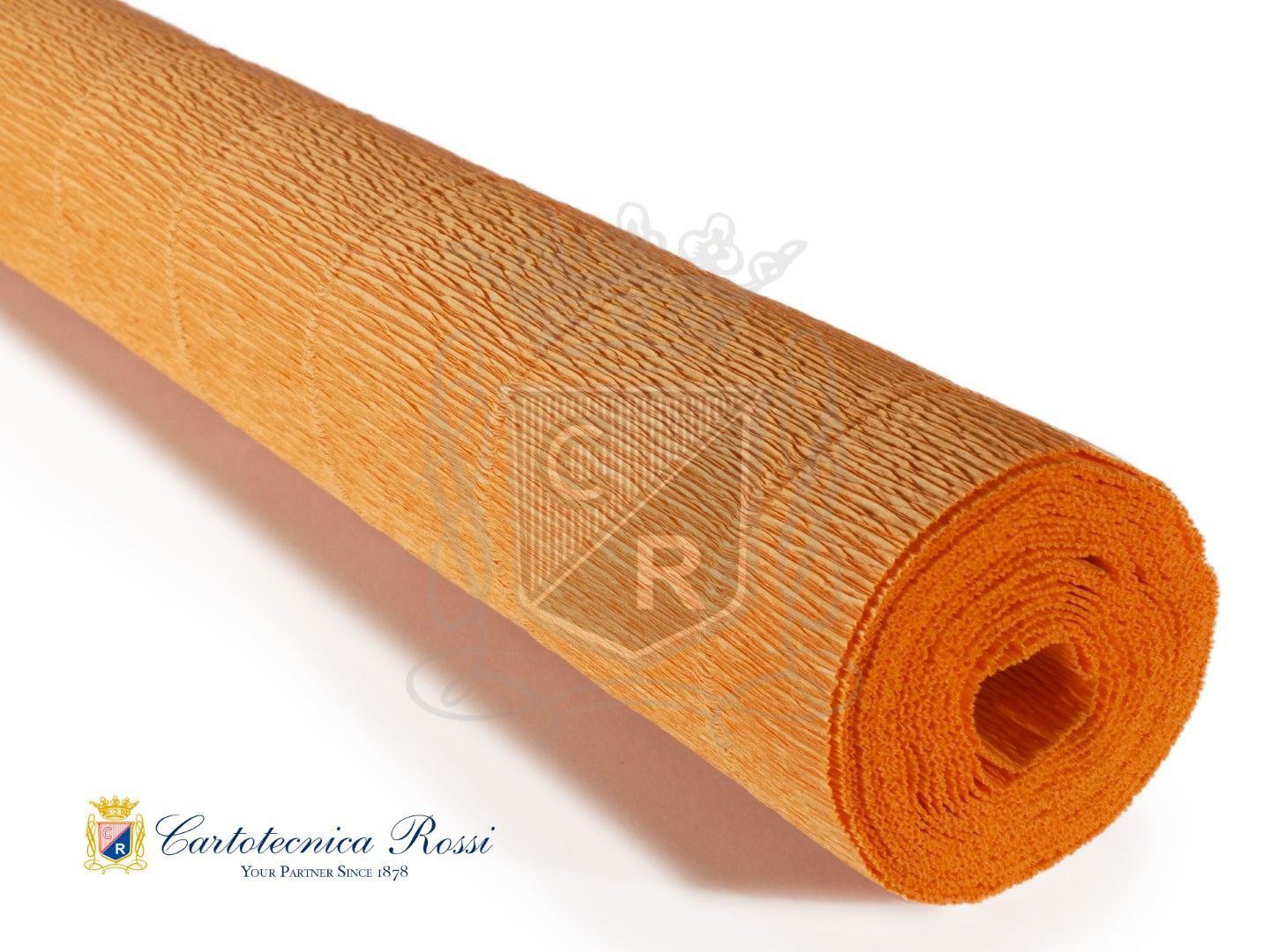 Krepinis popierius 180g. Nr.610 Pumpkin Orange