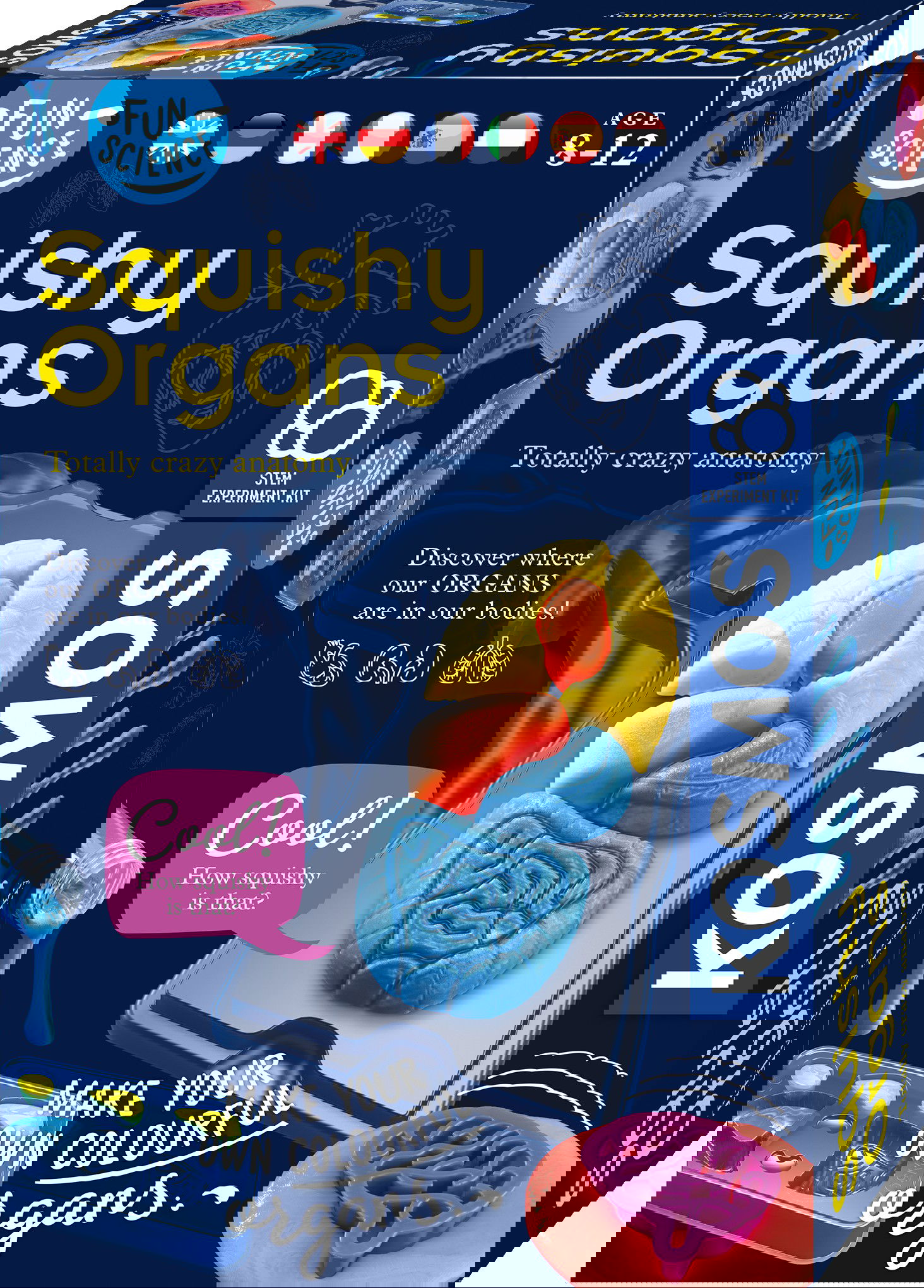 Mokomasis rinkinys SQUICHY ORGANS 8-12
