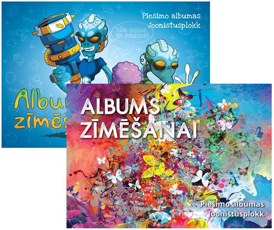 Piešimo albumas ABC JUMS, A3, 25 lapai, 120 gsm
