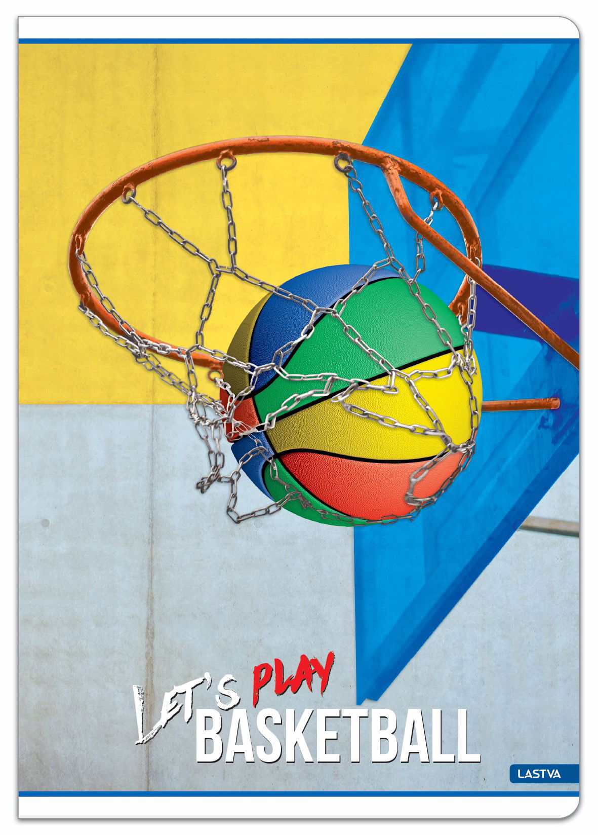 Sąsiuvinis PLAY A4, 52 lapų, 80 g, linijomis
