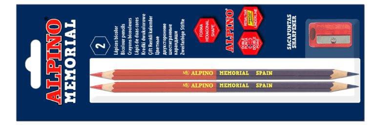 Pieštukai ALPINO Memorial, 2 vnt. + drožtukas
