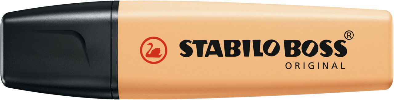 Teksto žymeklis BOSS pastel pale orange, pastelinė oranžinė