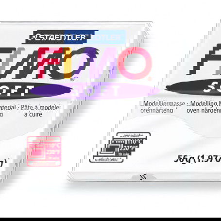 Modelinas FIMO soft , 57 g., baltos sp.
