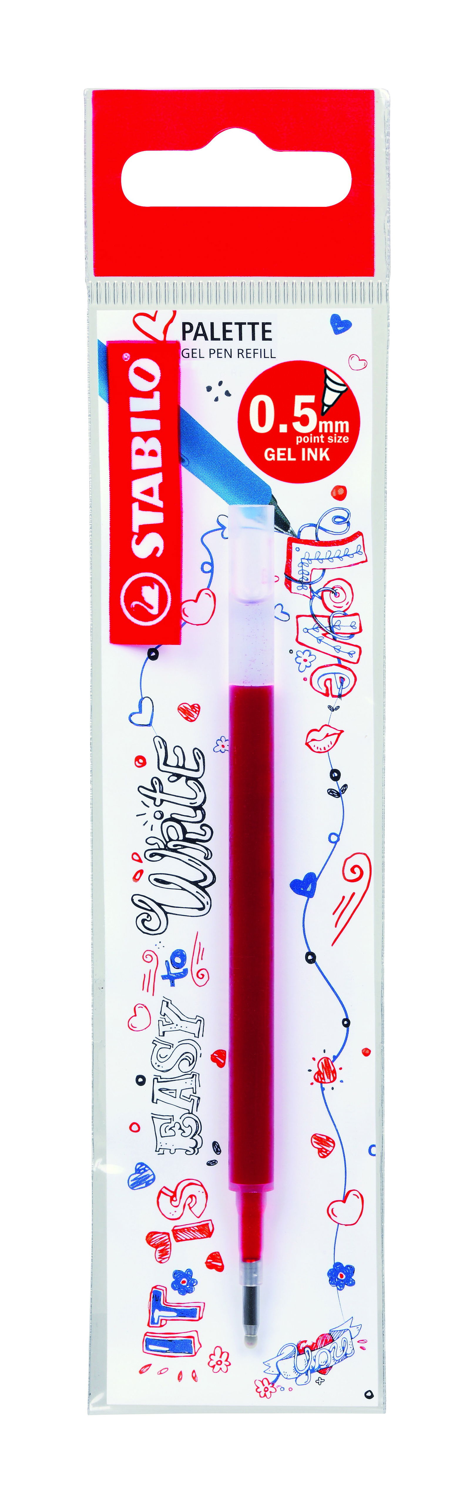 Šerdelė STABILOpalette 0.7mm red, raudona