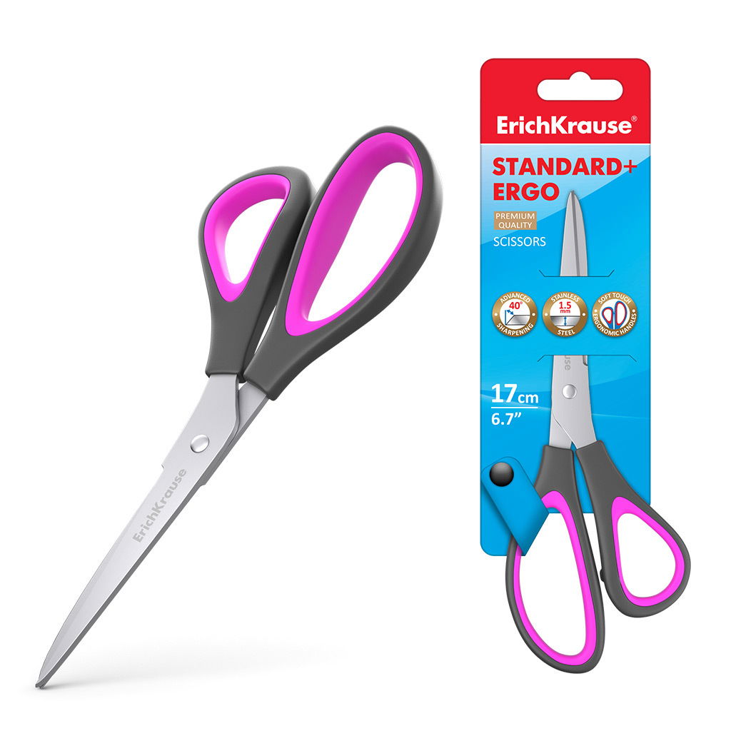 Žirklės ERICH KRAUSE STANDARD+ERGO, 17cm