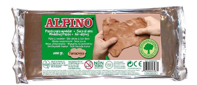 Modelinas ALPINO 500 g, rudas