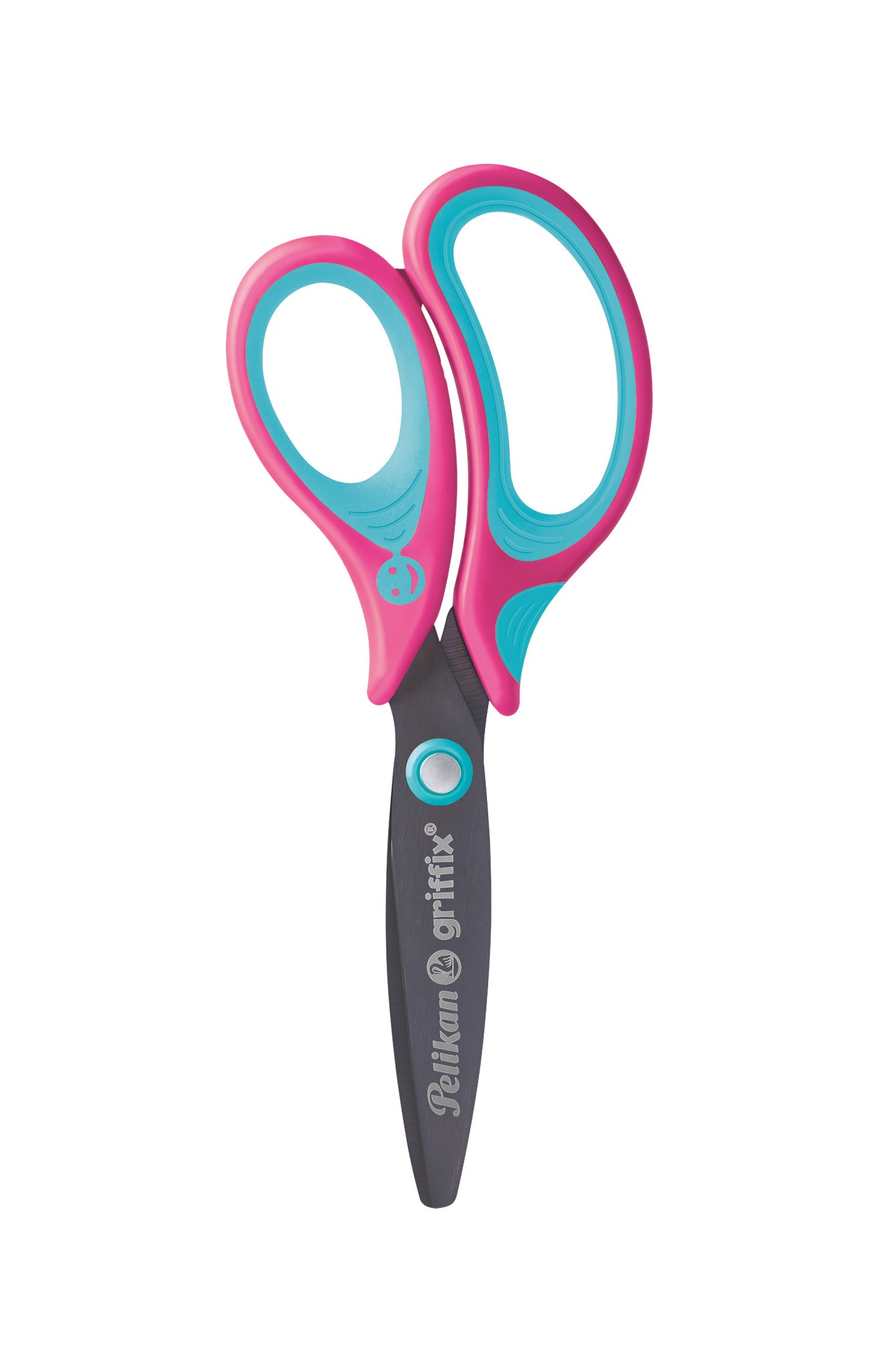 Žirklės bukais galais GRIFFIX "R", 14 cm lovely pink