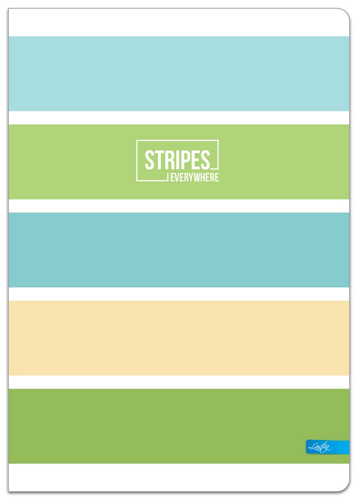 Knyga-sąsiuvinis A4 96lap 70g linija STRIPES