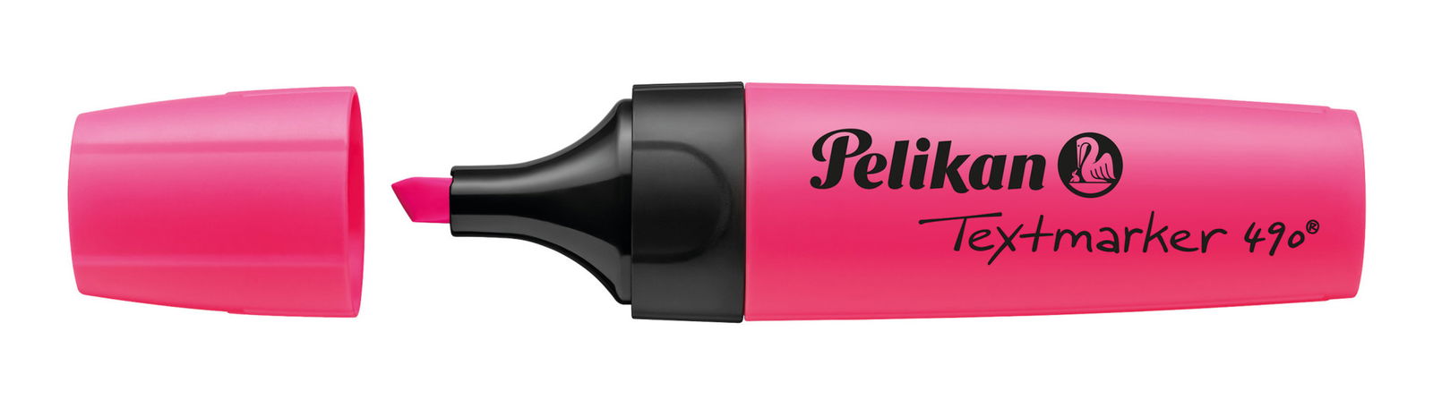 Teksto žymeklis PELIKAN 490, rausvos sp.