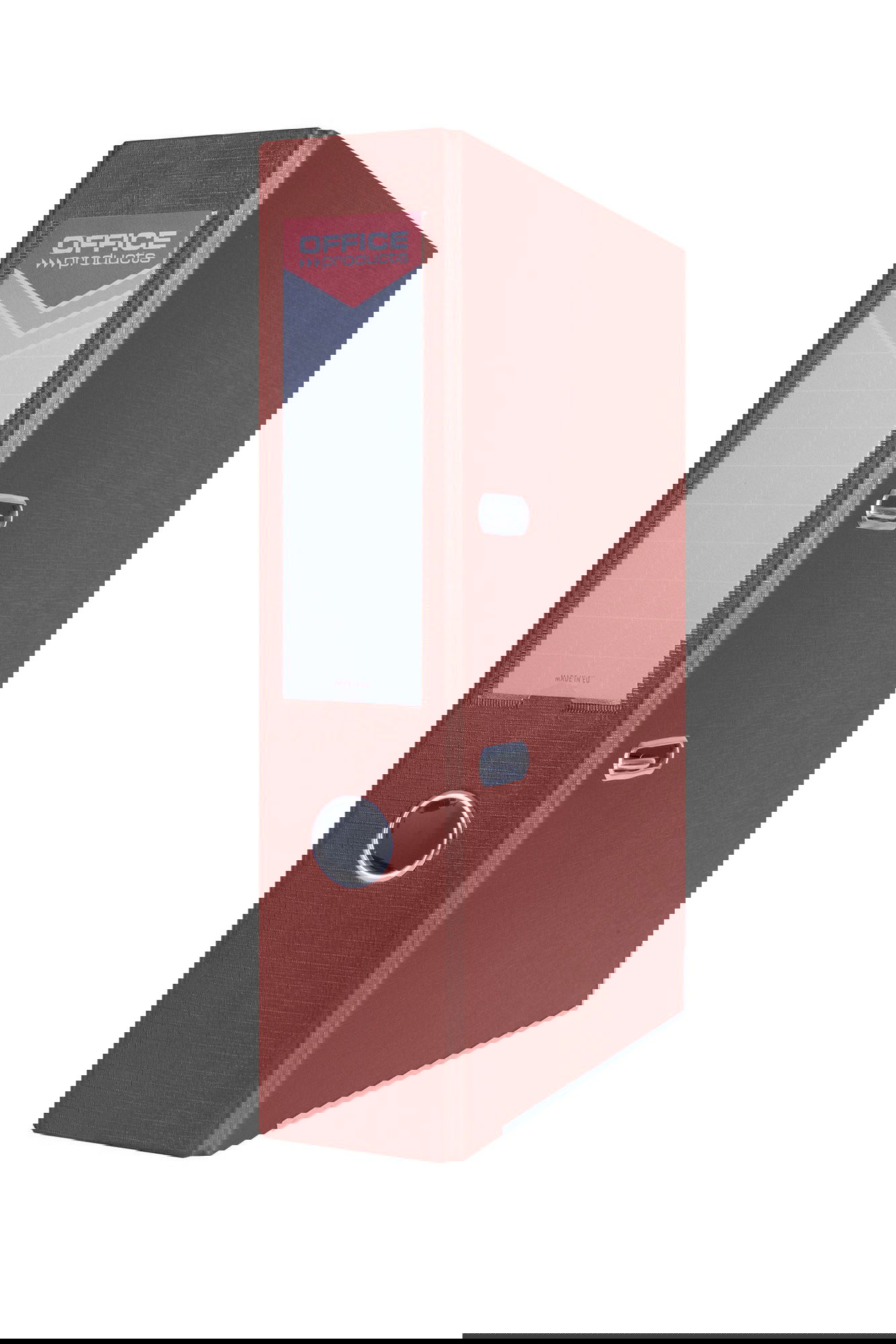 Segtuvas su metaliniu apvadu A4 75 mm, bordo