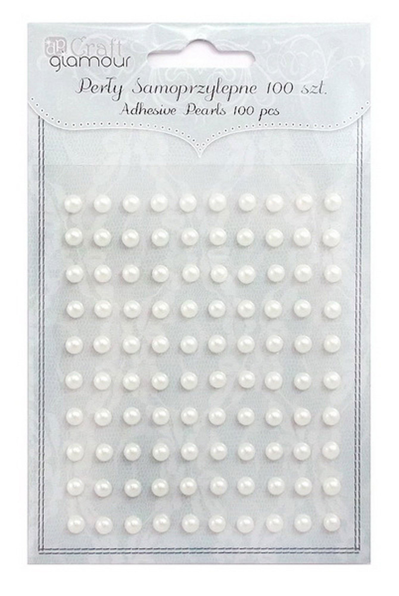 Lipnūs perlai, 5 mm, 100 vnt., IVORY