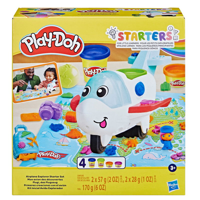 Plastilino rinkinys PLAY-DOH KELIONĖS LĖKTUVU