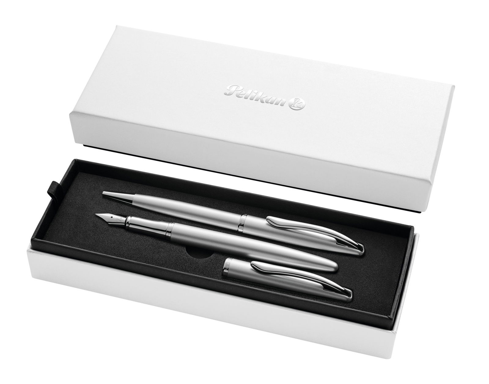Tušinukas+plunksnakotis JAZZ NOBLE elegance silver