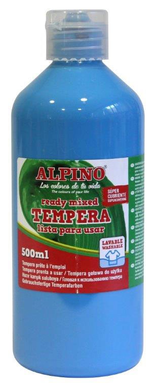 Guašas (tempera) ALPINO, mėlyna, 500 ml