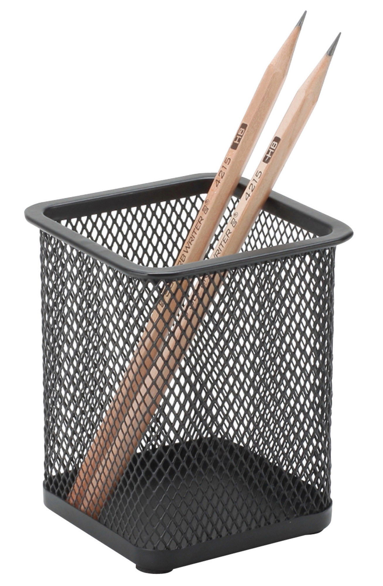 Metalinė, kvadratinė pieštukinė, juoda