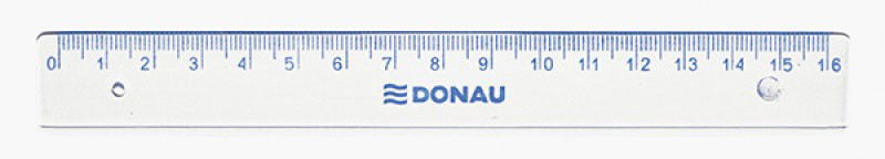 Liniuotė įpakuota 16cm