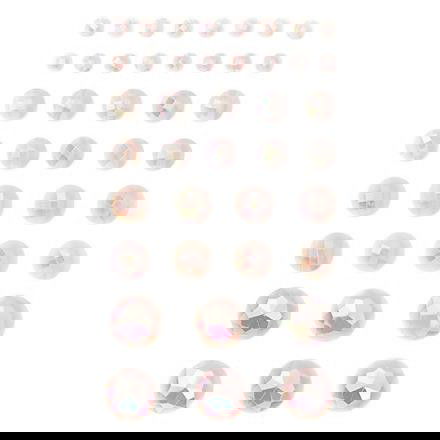 Lipnūs kristalai, 40 vnt., OPALESCENT CREAM