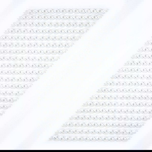 Lipnūs perlai, 6 mm, 260 vnt., OFF WHITE