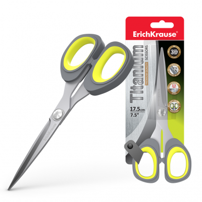 Žirklės ERICHKRAUSE Titanium, titanu dengti ašmenys