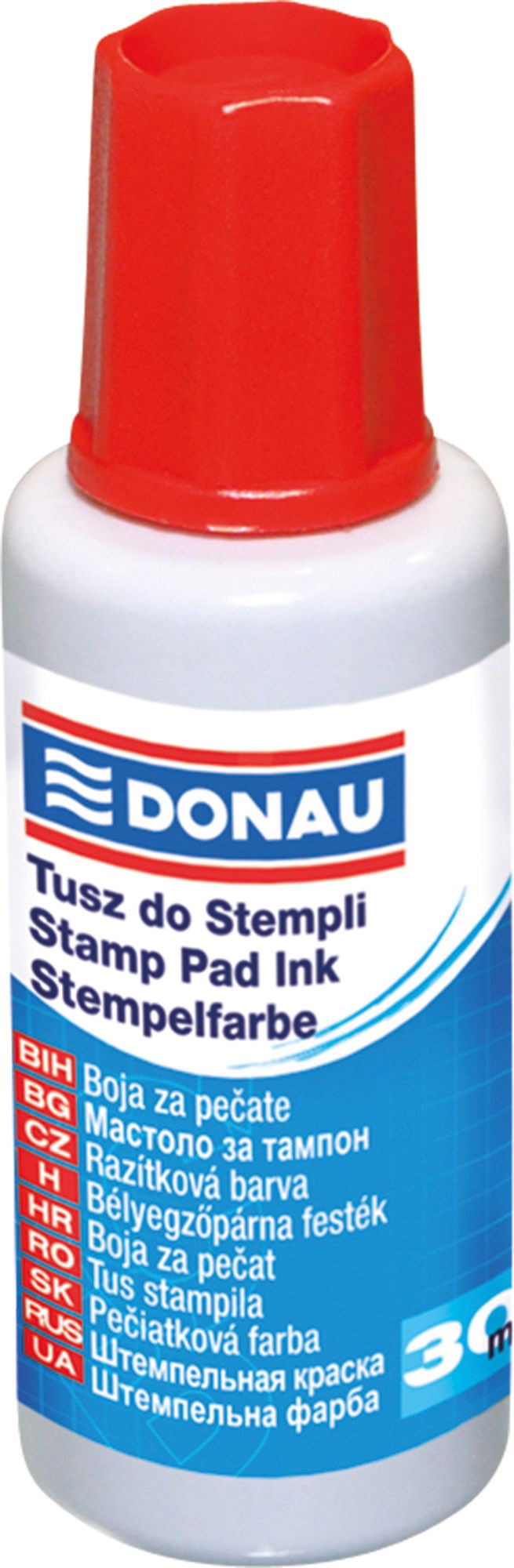 Tušas antspaudams 30ml, raudonas
