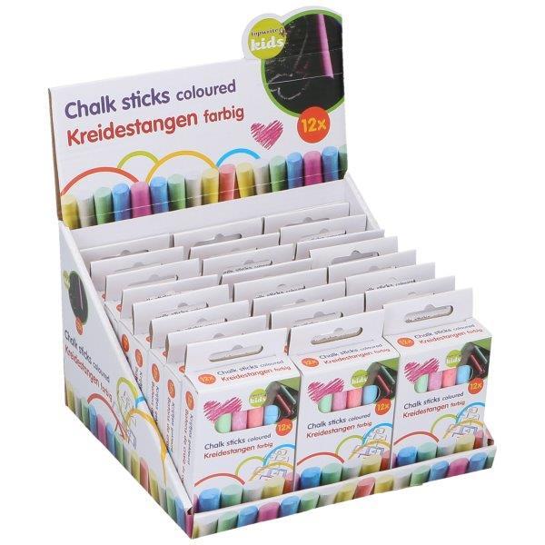 Kreida TOPWRITE KIDS, 6 x 2 x 10 cm, 6 spalvos, 12 vnt.