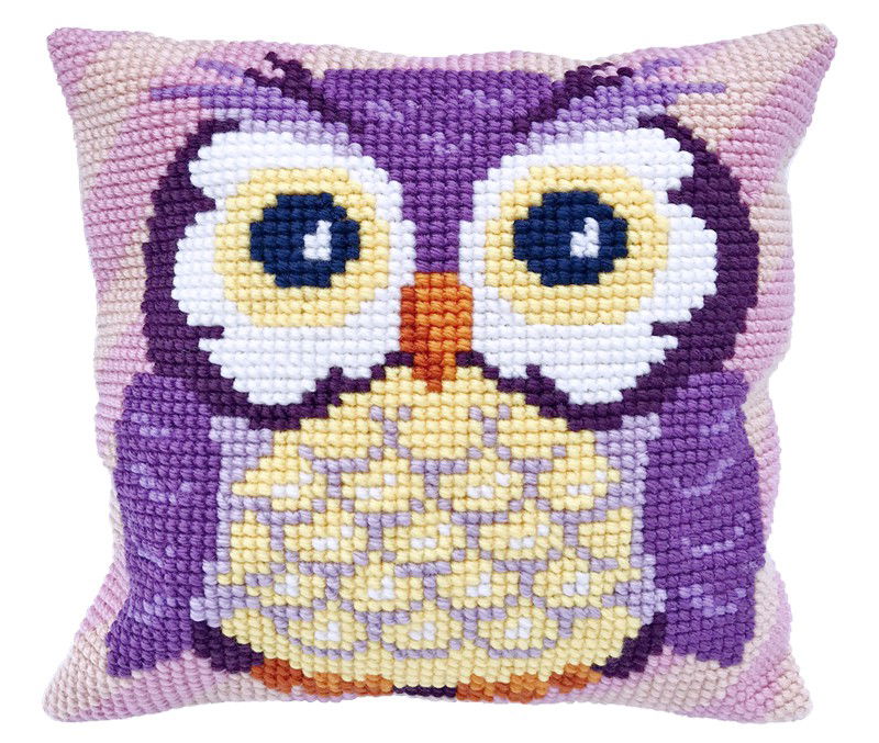 Siuvinėjimo rinkinys OWL 40x40 cm