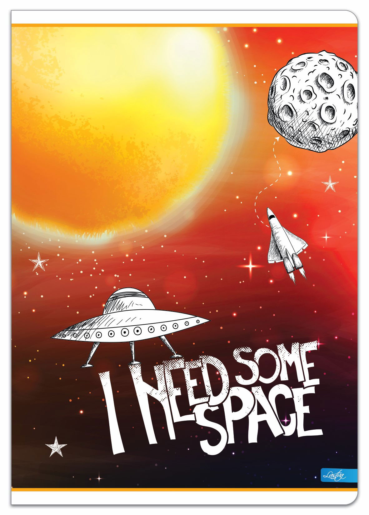 Sąsiuvinis SPACE, A5 24 lapai 80 g