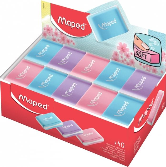 Trintukas MAPED Essentials Soft Color, įv. spalvų