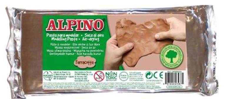 Modelinas ALPINO 250 g, rudas