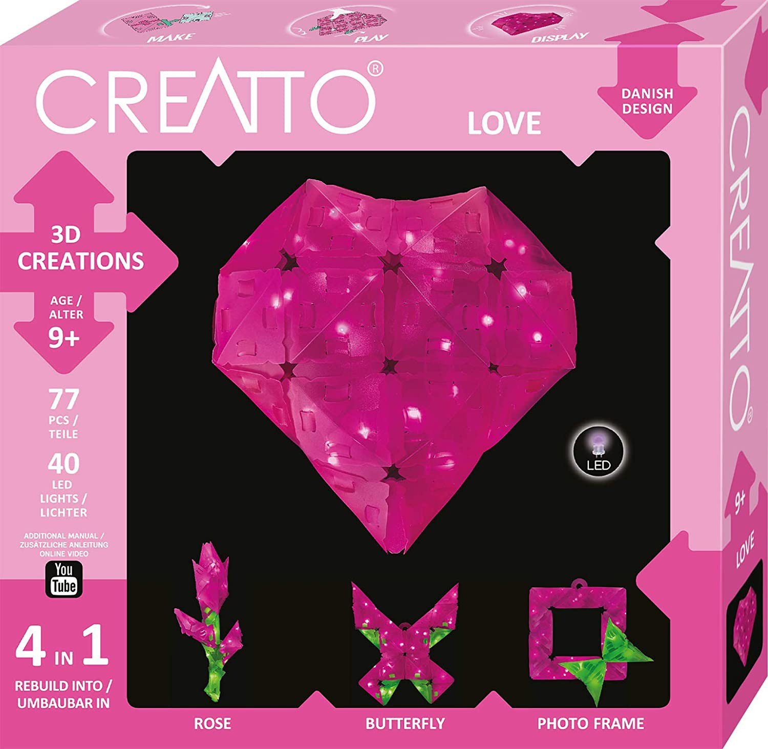 Mokomasis rinkinys CREATTO LOVE 9+