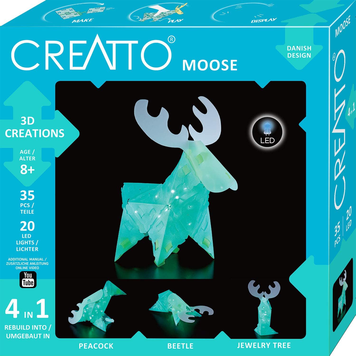 Mokomasis rinkinys CREATTO MOOSE 8+